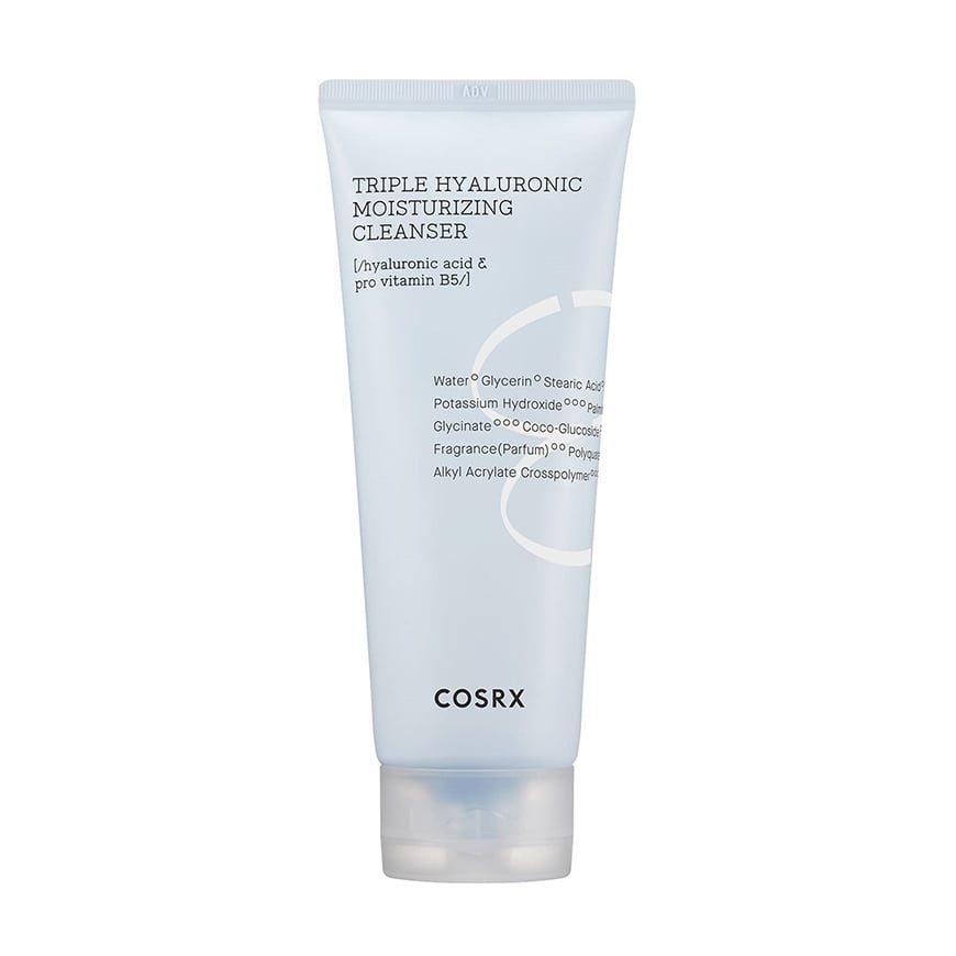 Cosrx-Hydrium-Triple-Hyaluronic-Moisturizing-Cleanser-1 شوینده هیالورونیک اسید کوزارکس
