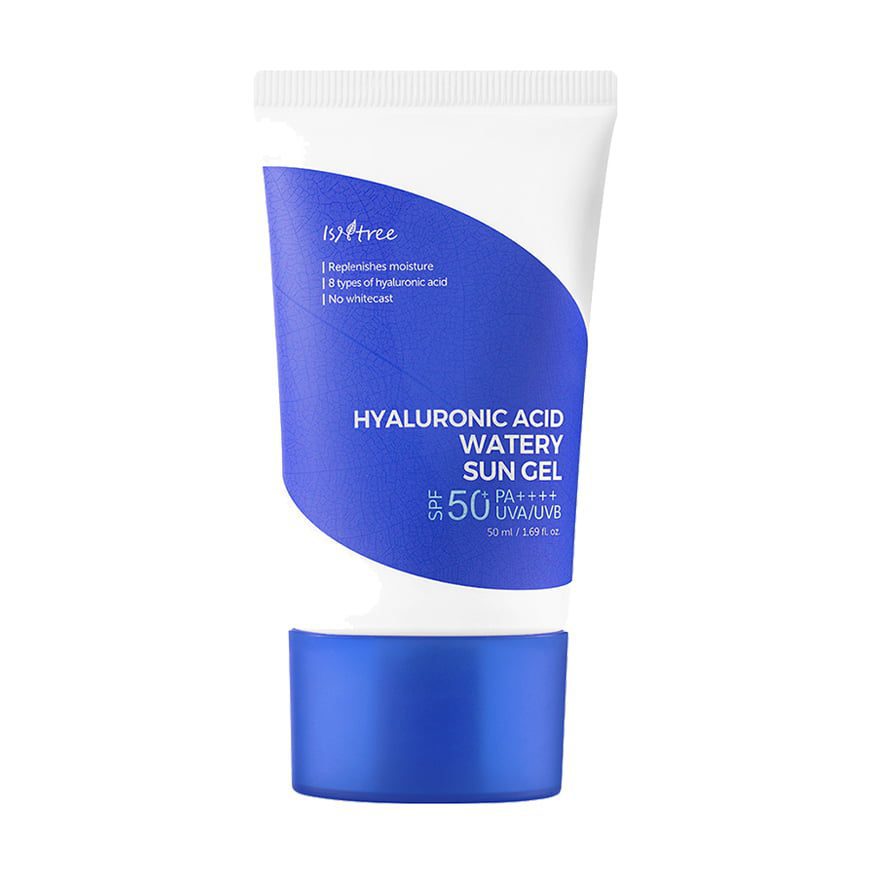 ISNTREE-Hyaluronic-Acid-Watery-Sun-Gel-1 ژل ضد آفتاب هیالورونیک اسید ایزنتری