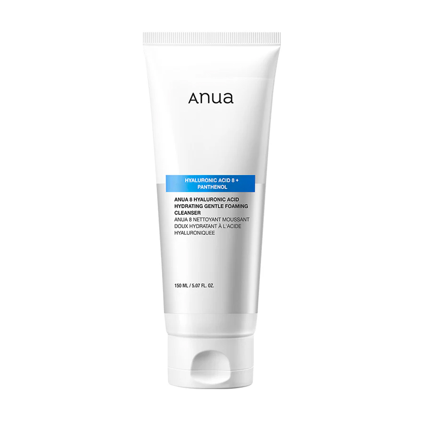 Anua-8-Hyaluronic-Acid-Hydrating-Gentle-2Foaming-Cleanser-1 فوم شوینده 8 هیالورونیک اسید آبرسان آنوا - تصویر 1