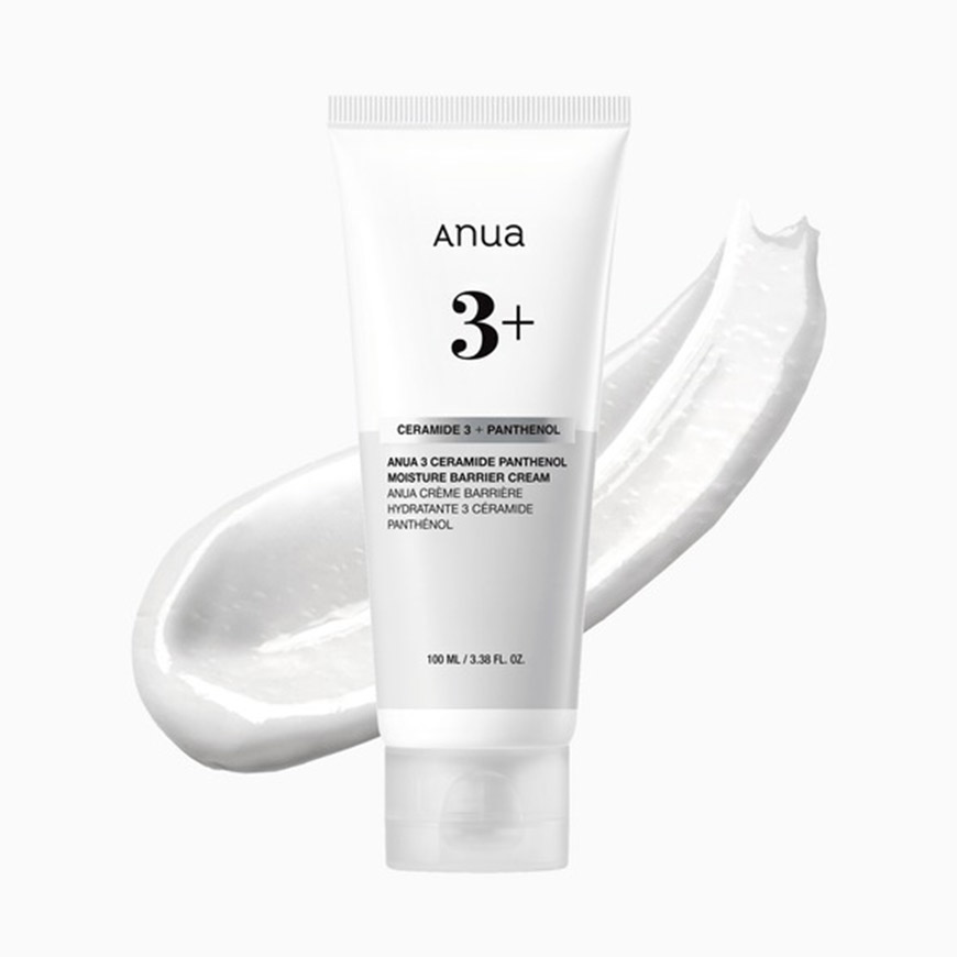 Anua-3-Ceramide-Panthenol-Moisture-Barrier-Cream کرم مرطوب کننده آنوا مدل ۳ سرامید و پانتنول