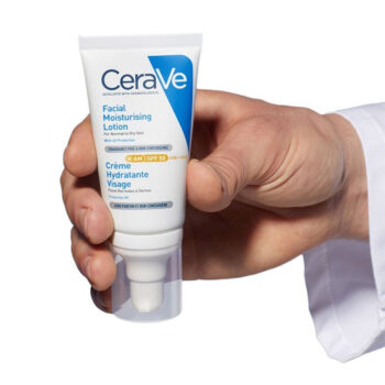Cerave-AM-Facial-Moisturising-Lotion-SPF-50-لوسیون مرطوب کننده بی رنگ سراوی مدل AM با SPF 50