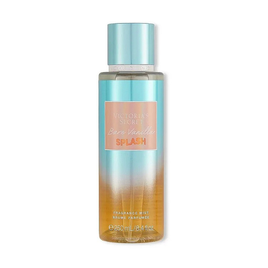 Victoria's-Secret-Bare-Vanilla-Splash-Fragrance-Body-Mist بادی میست ویکتوریا سکرت رایحه Bare Vanilla Splash Fragrance